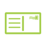 Postcard and Direct mail designs Icon